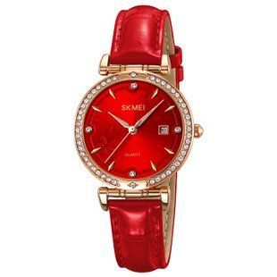 Skmei 2169RGRD Rose Gold-Red 1080-2880 фото