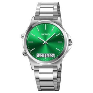 Skmei 2120SIGN Silver-Green 1080-2244 фото