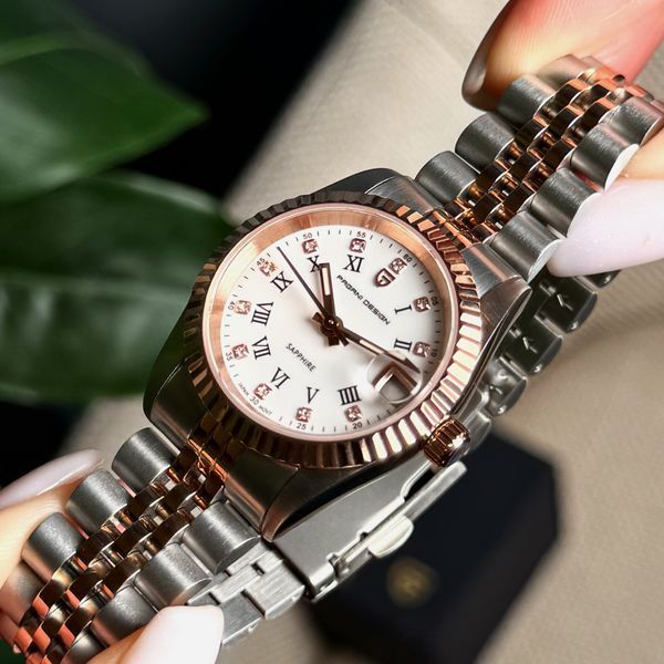 Pagani Design PD-1794L Silver-Rose Gold-White 1138-0253 фото