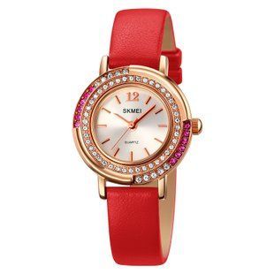 Skmei 1855RGRD Rose Gold-Red 1080-1166 фото