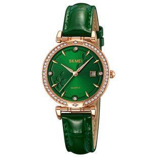 Skmei 2169RGGN Rose Gold-Green 1080-2879 фото