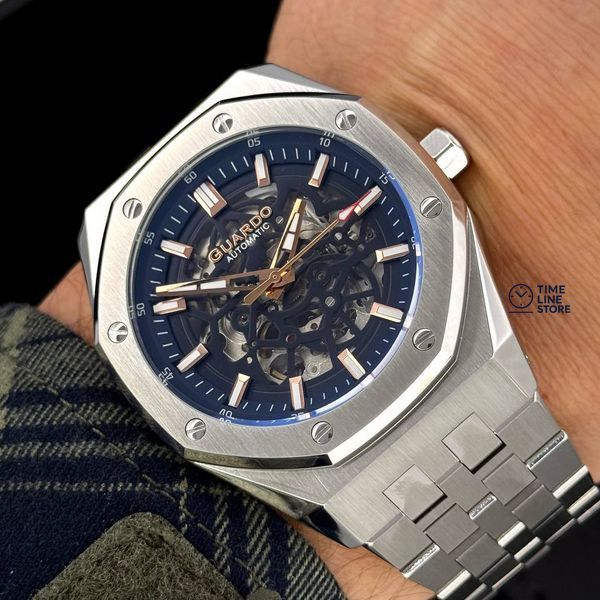 Чоловічий годинник GUARDO SA03014-2 1160-0028 фото